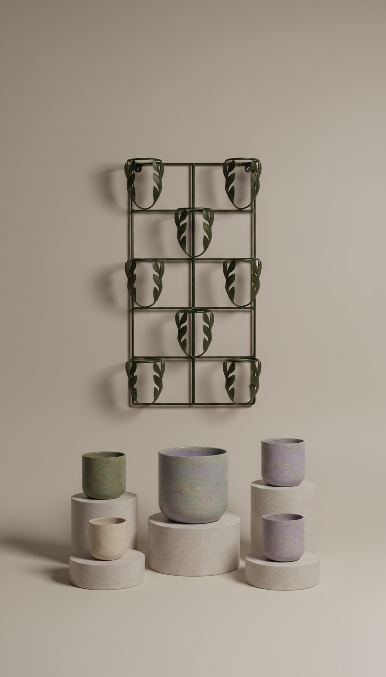 Vertical Steel Wall Planter
