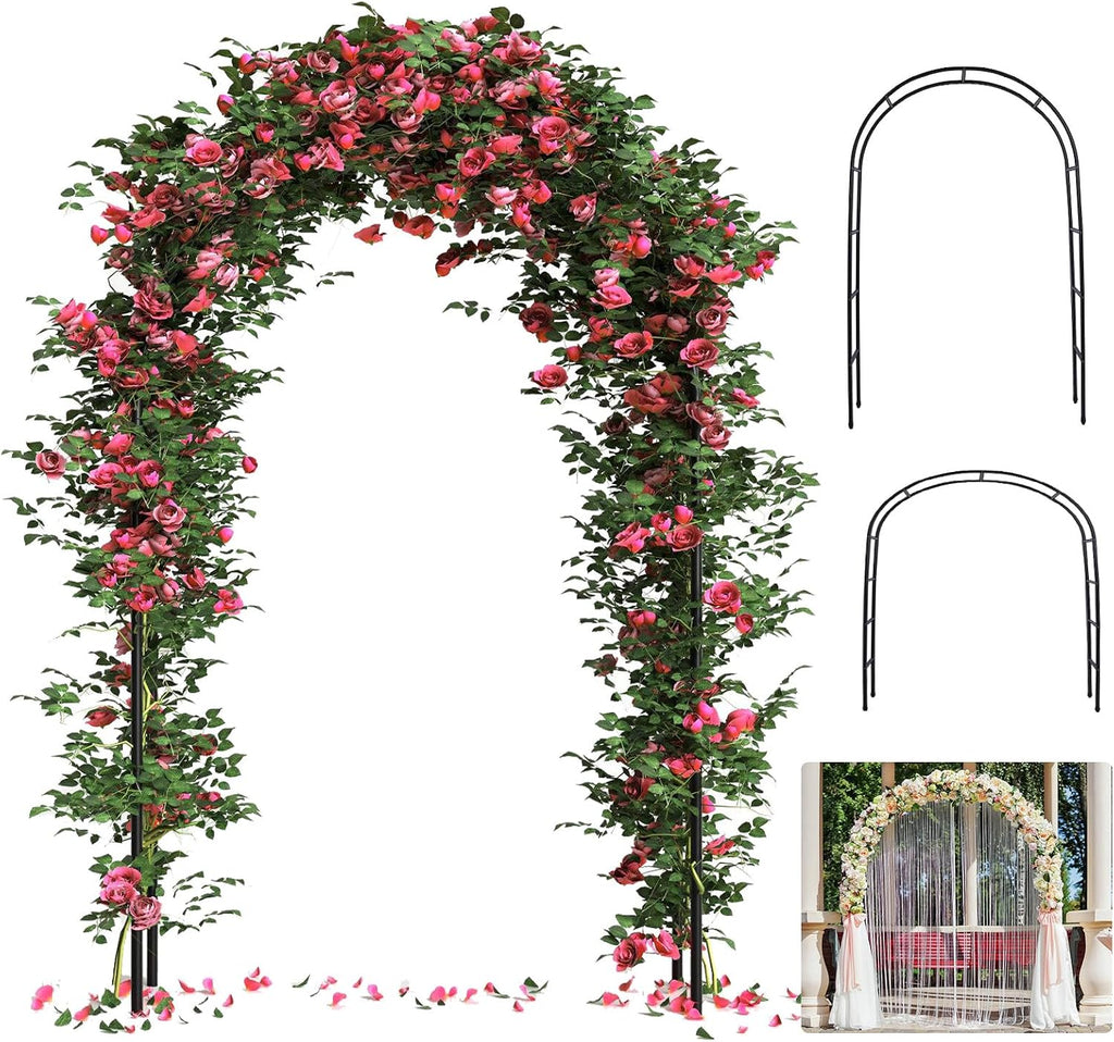 Multi Size Metal Tube Garden Arch Trellis for Plants & Wedding