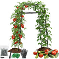 83in Rustproof Steel Garden Tunnel Trellis for Vegetables