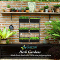 Metal Frame 6 Pots Wall Garden Planter